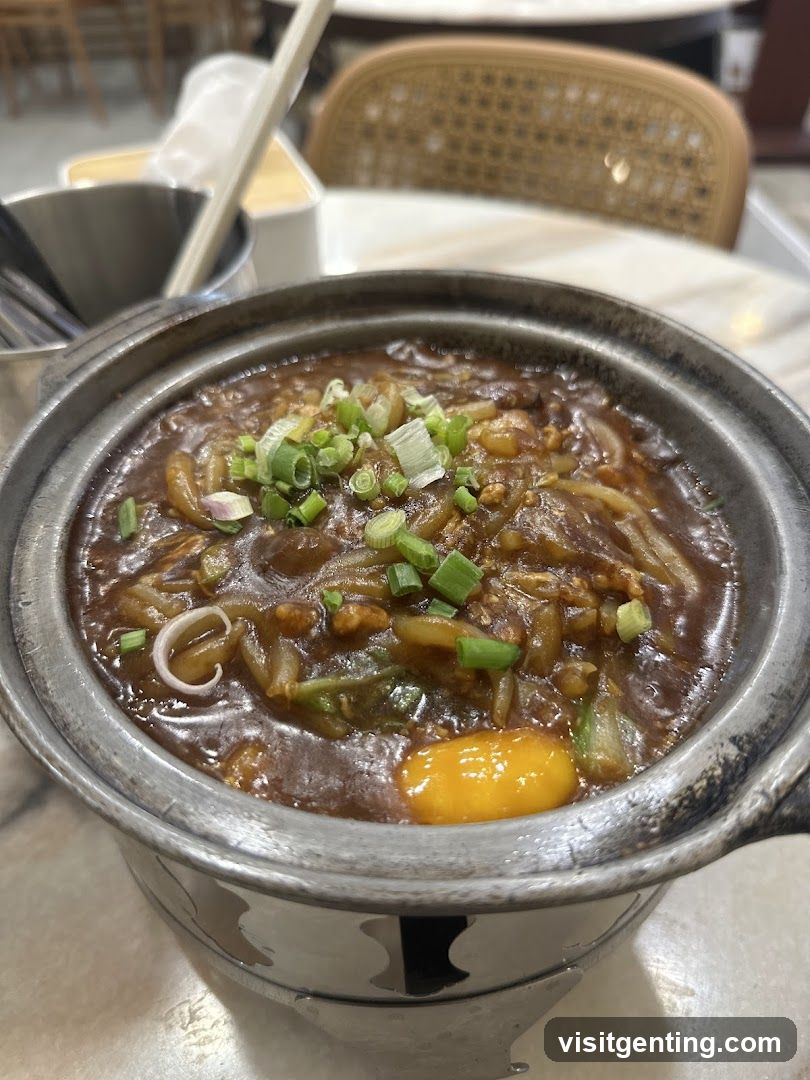 Food in a clay pot