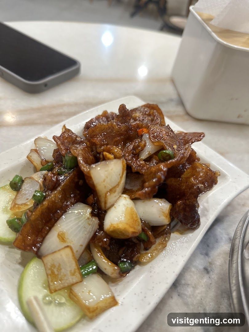 Dish on Plate