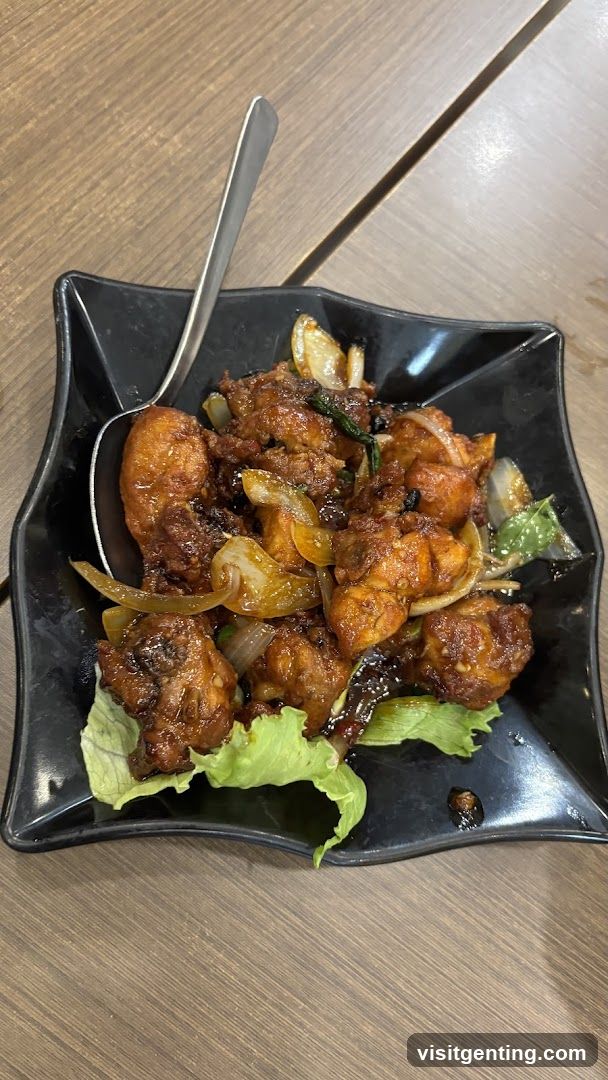 Food dish on table