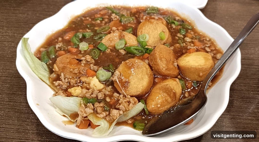 Dish in a bowl