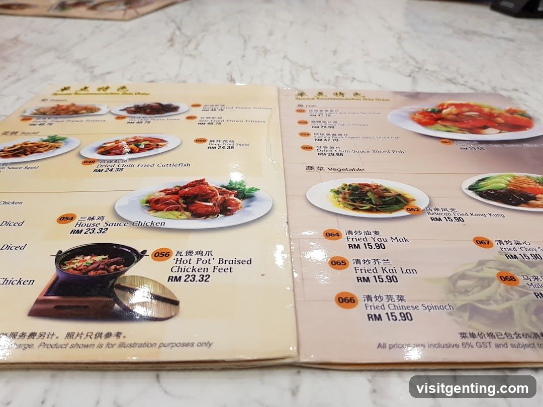 Restaurant Menu