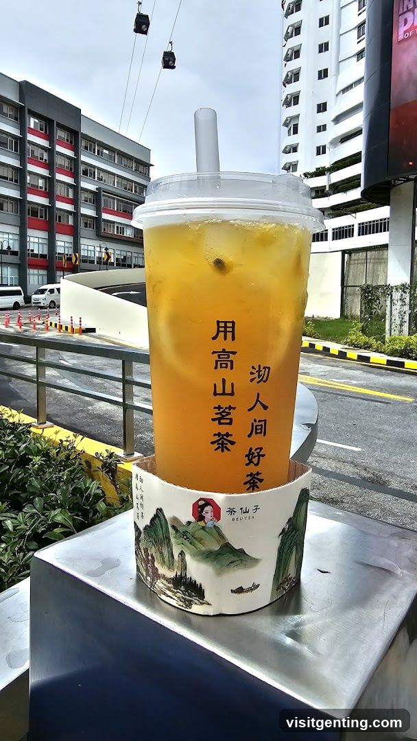 Tea Cup on Outdoor Stand