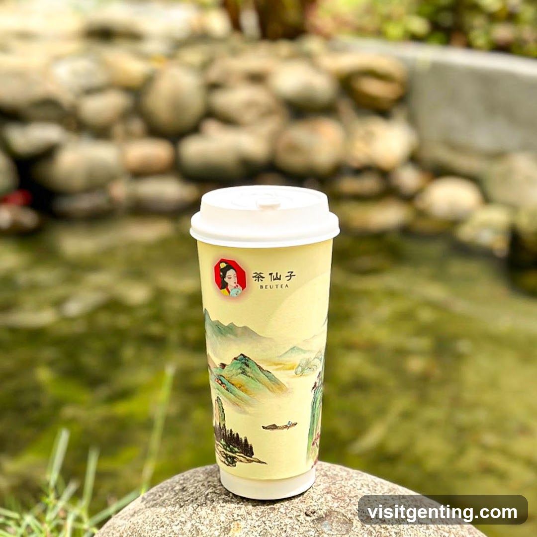 Tea Cup on Stone by Water
