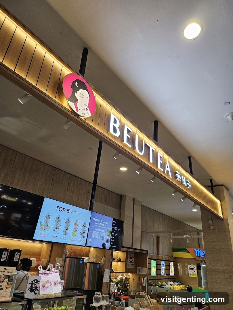 Beutea storefront interior