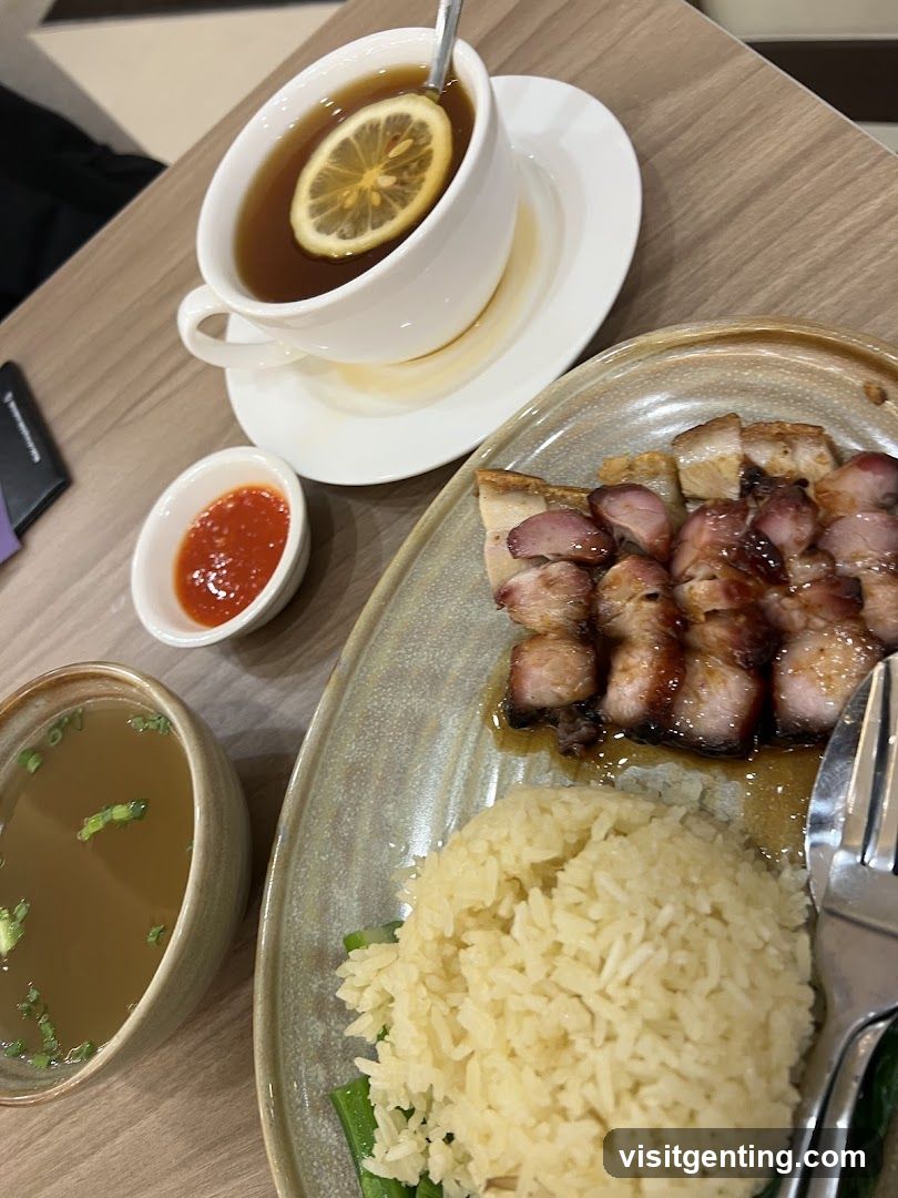 Table Setting with Food and Drink