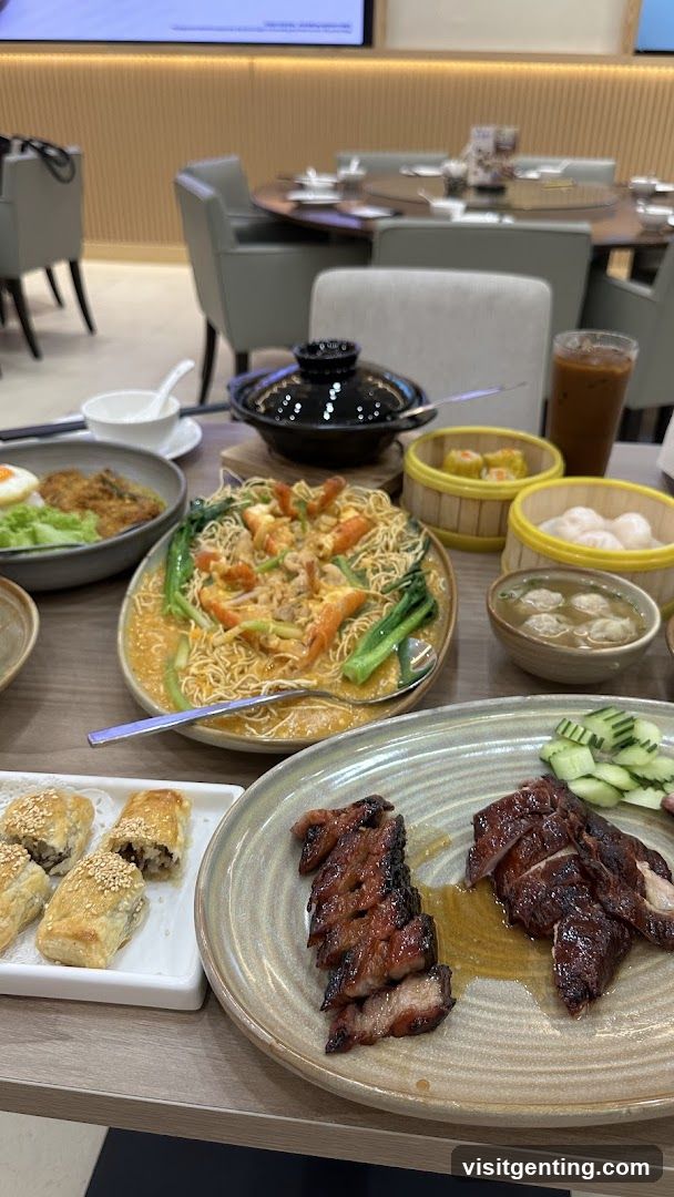 Dining Table with Chinese Cuisine