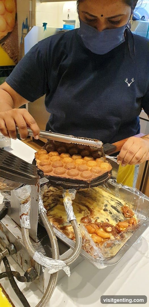 Staff preparing food