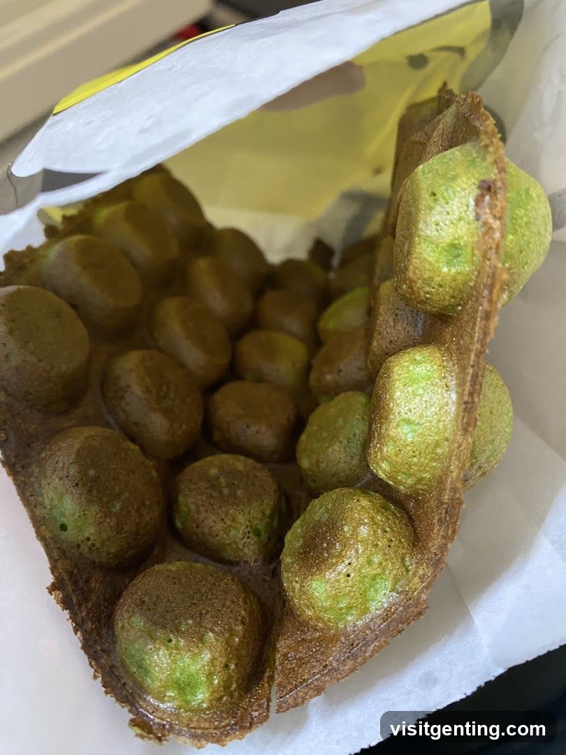 Matcha Egg Waffle