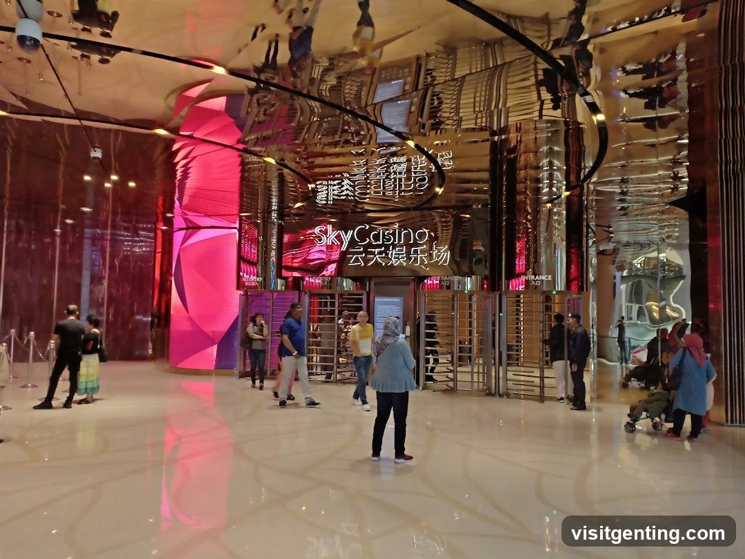 SkyCasino Entrance Lobby