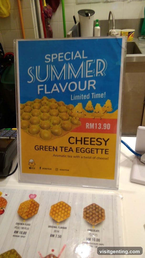 Special Summer Flavour Promotion Sign