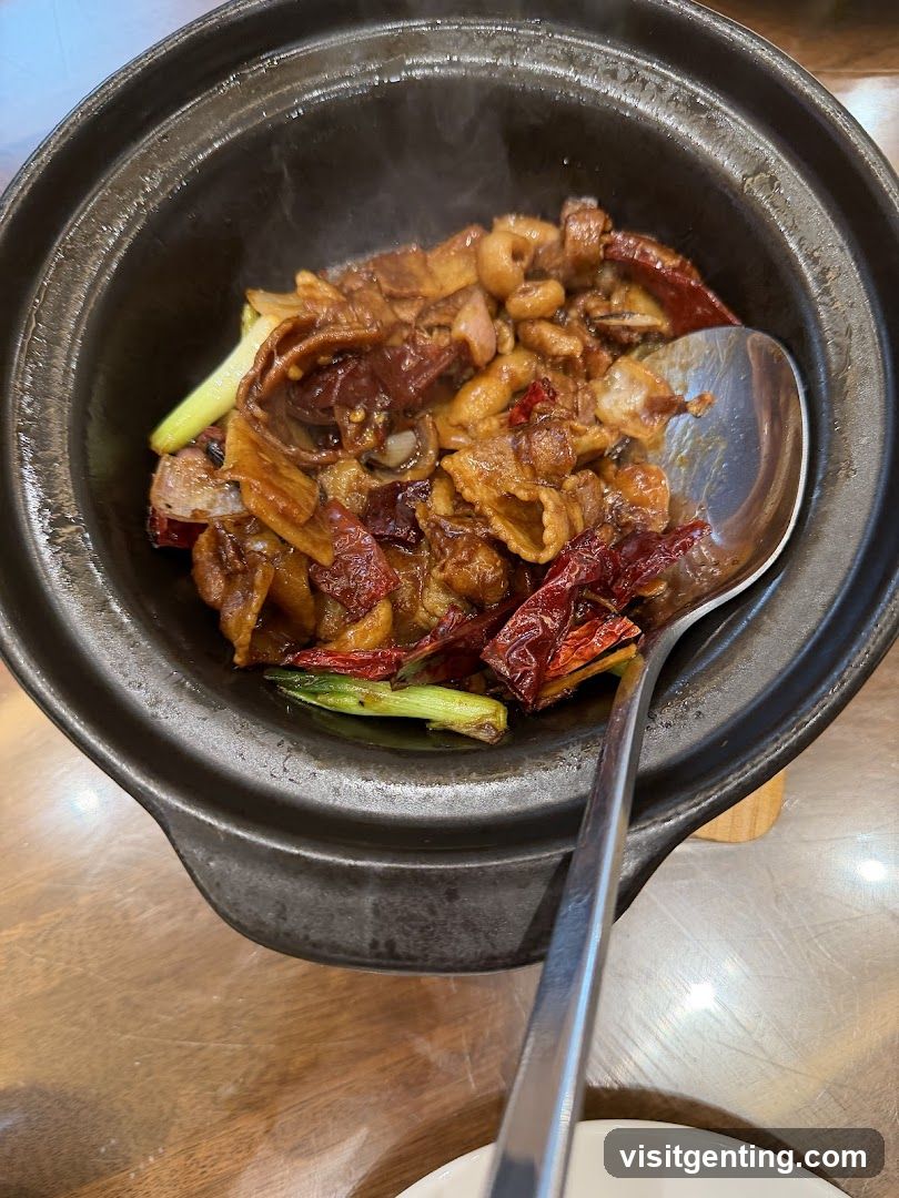 Food in a clay pot