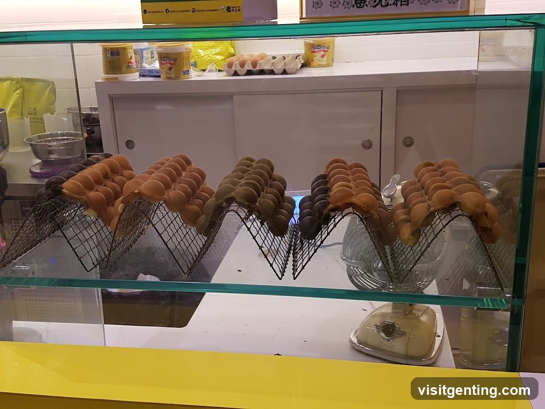 Food Display in Glass Case