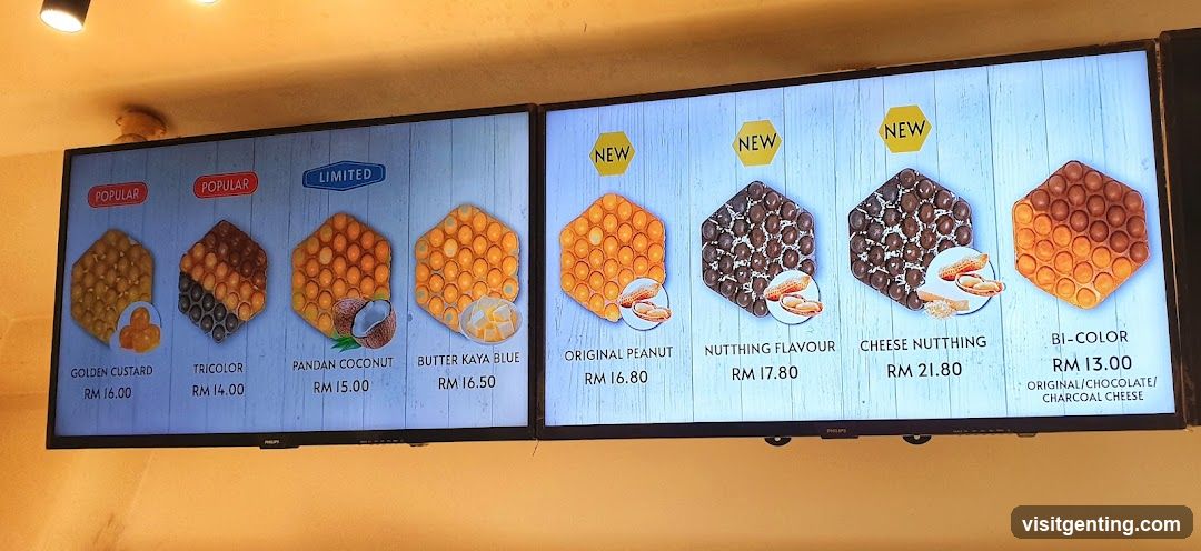 Waffle Menu Display