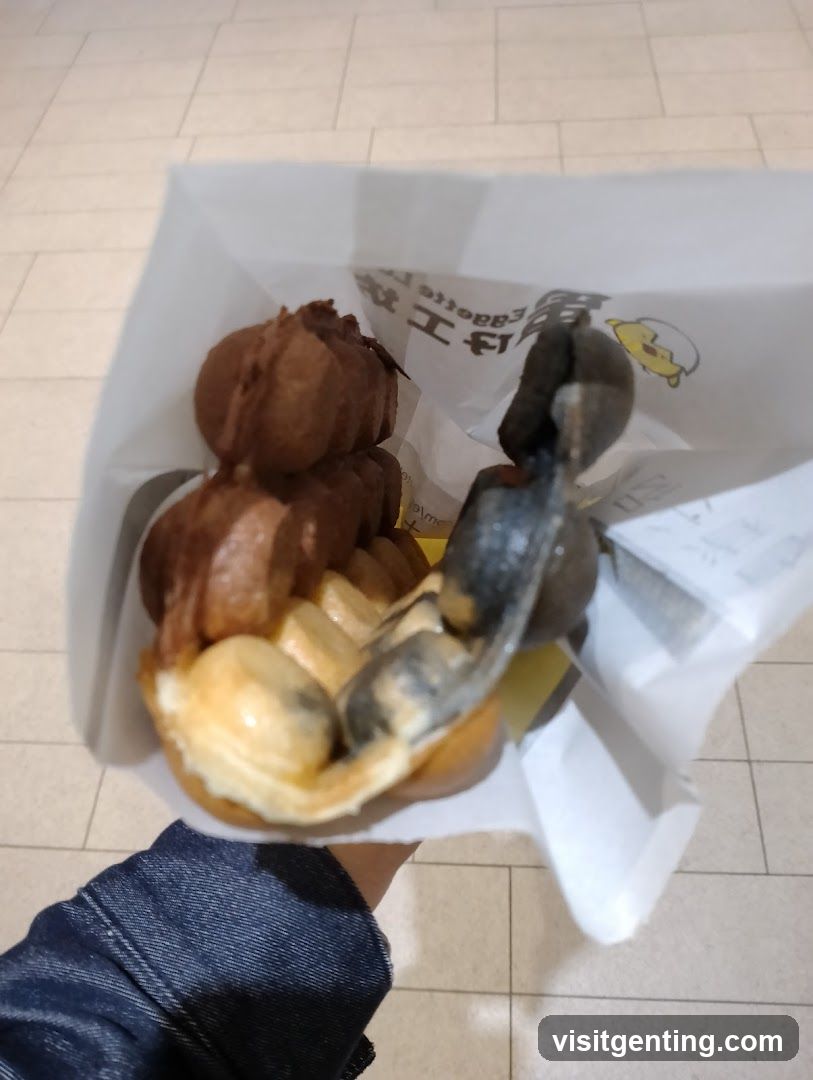 Handheld Dessert in Paper Bag