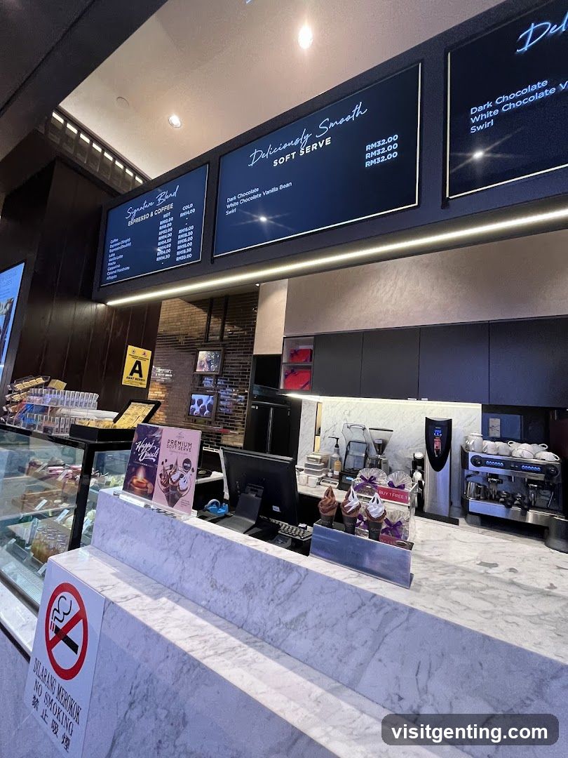 Coffee Shop Interior Counter Area