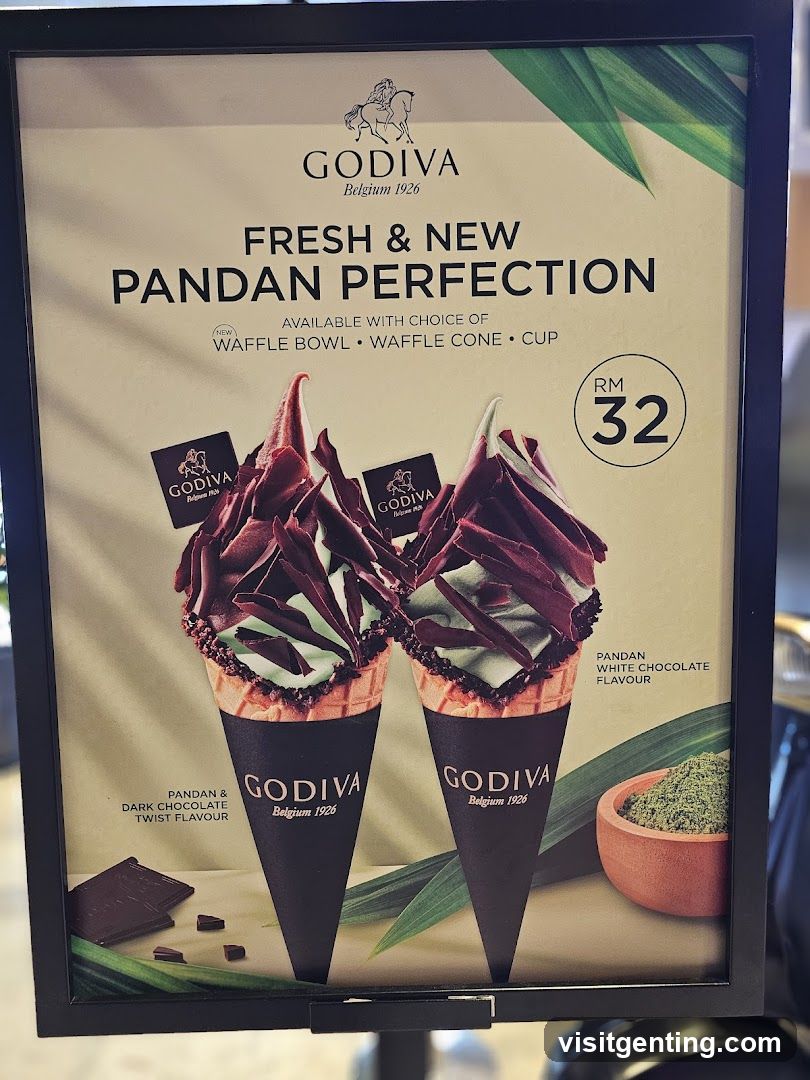 Godiva Ice Cream Advertisement