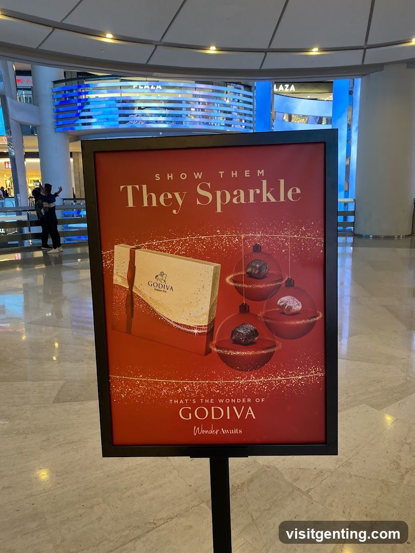 Godiva Advertisement in Mall