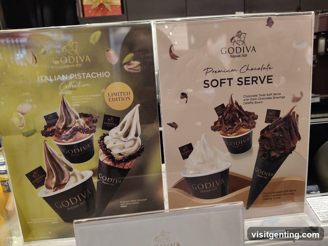 Godiva Soft Serve Promotional Displays