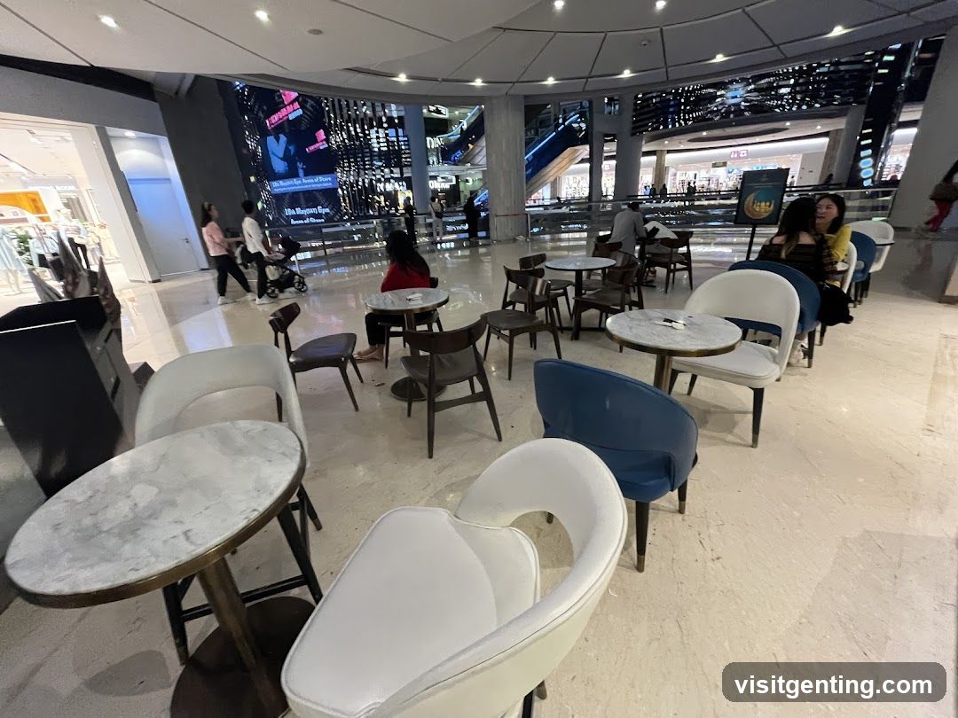 Shopping Mall Interior Lounge Area