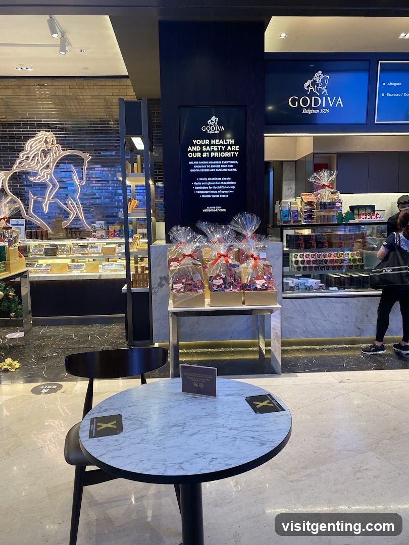 Godiva Chocolate Store Interior