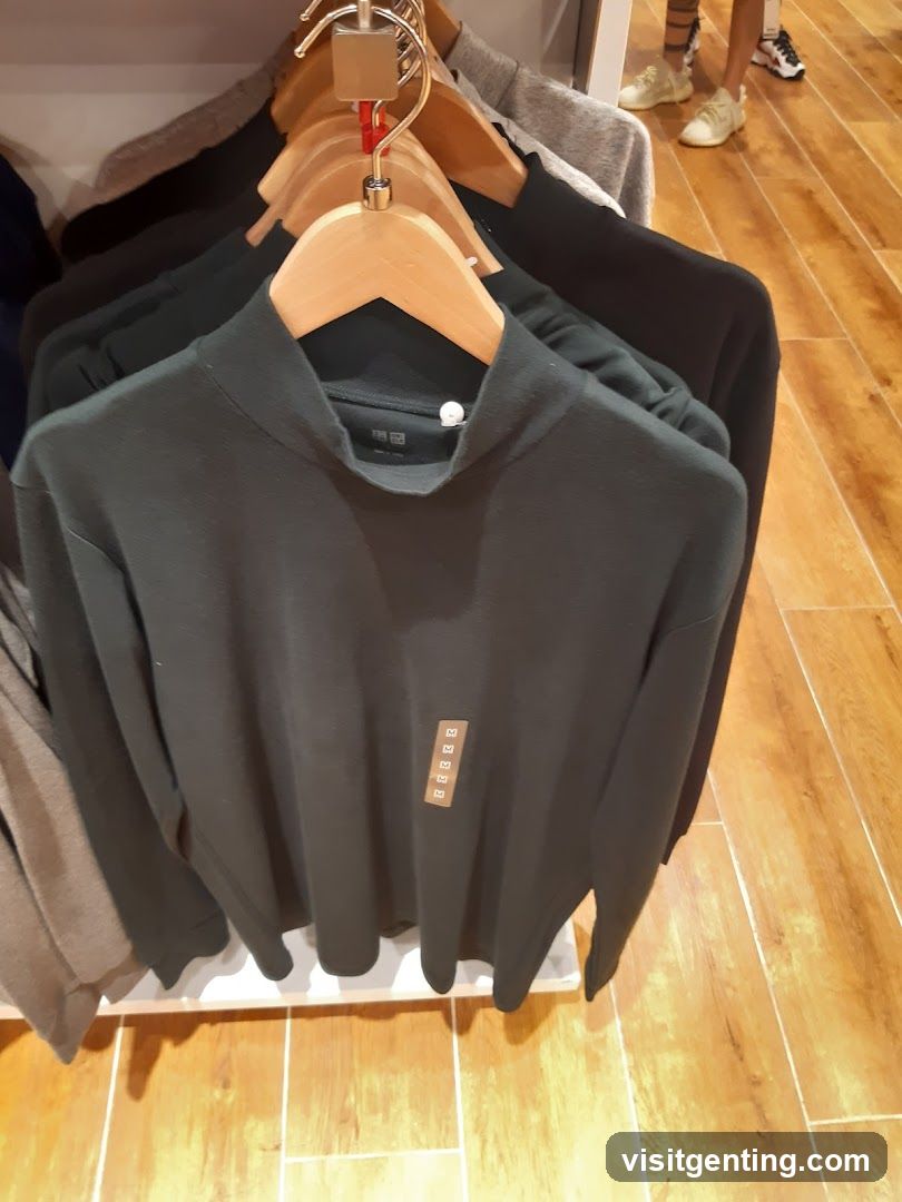 Clothing Display in Retail Store
