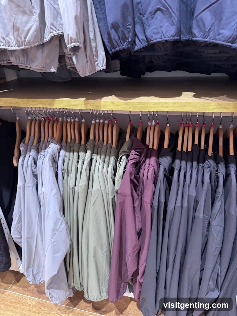 Clothing Display in Retail Store