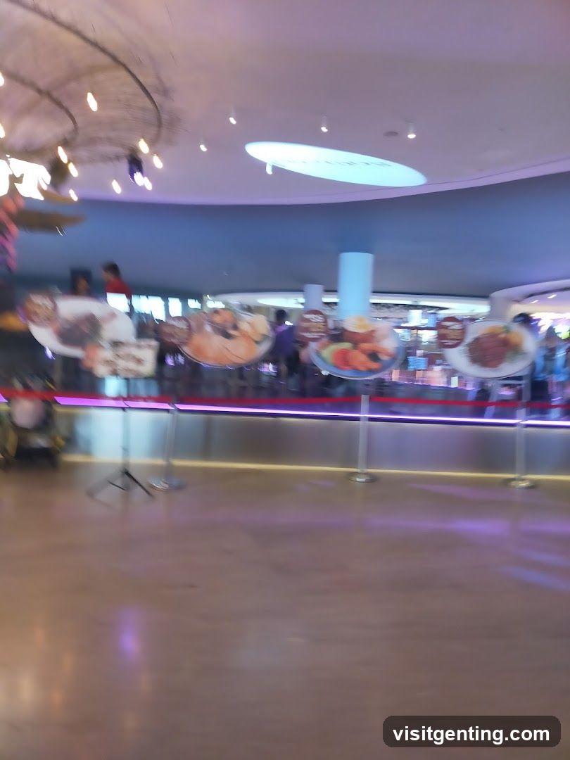 Indoor Food Court Area
