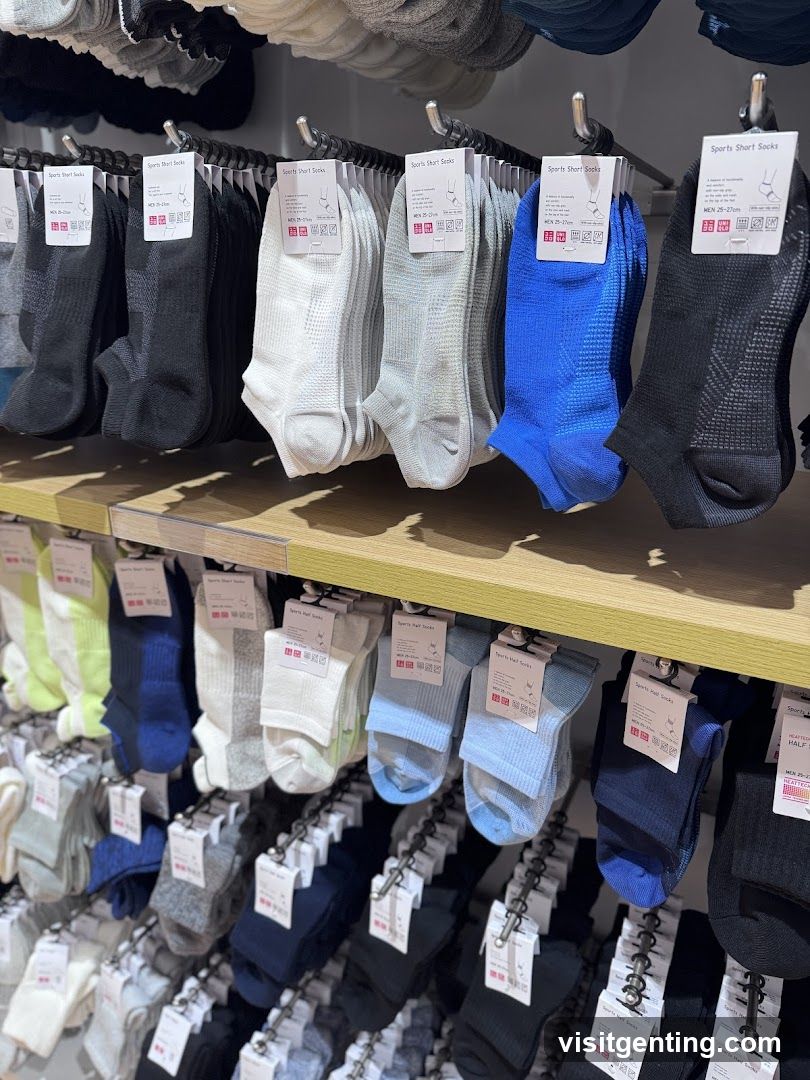 Sock Display in Retail Store