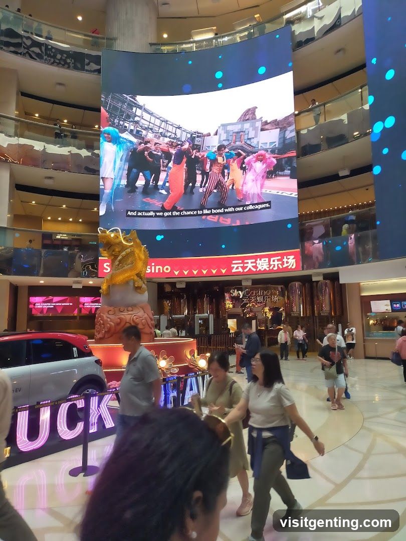Interior of Sky Casino