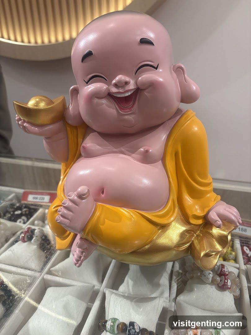 Buddha Statue in Display Case