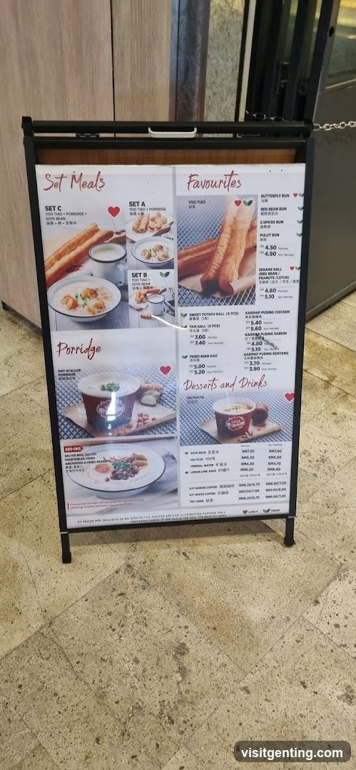 Restaurant Menu Board