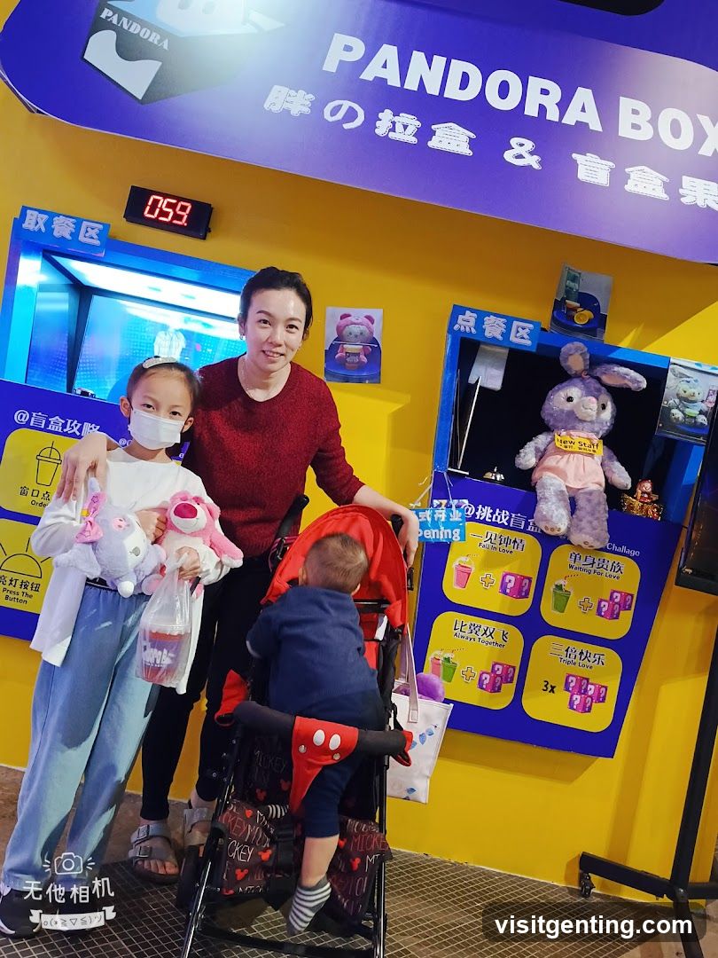 Family at Pandora Box Store