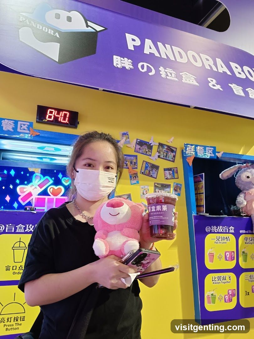 Pandora Box Blind Box & Food Area