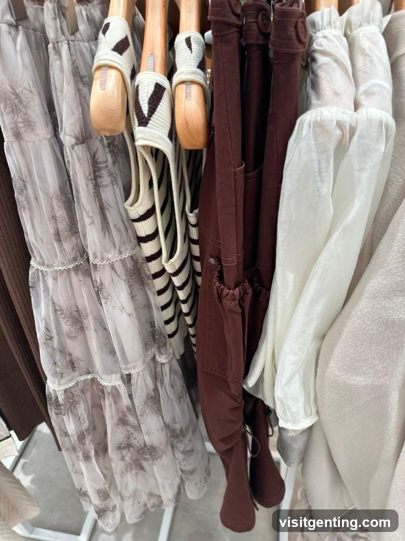 Clothing Rack Interior View