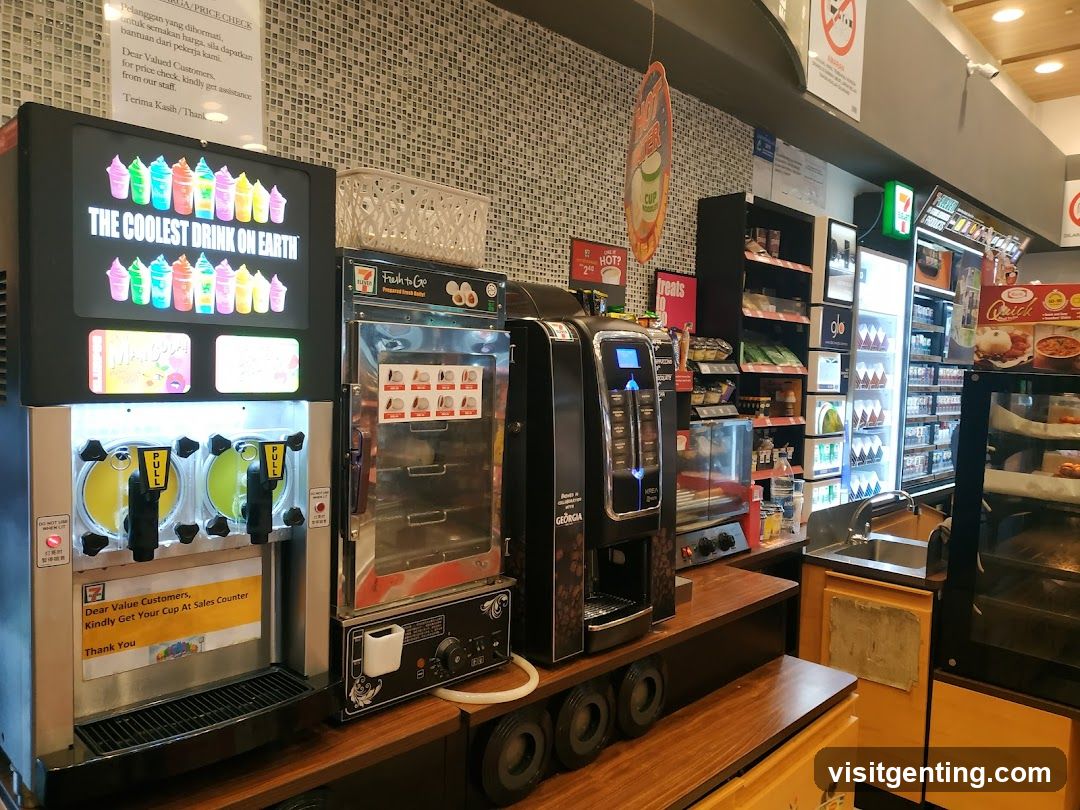 7-Eleven Beverage Counter Interior