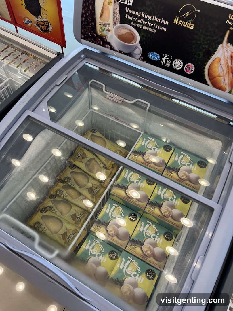 Frozen dessert display
