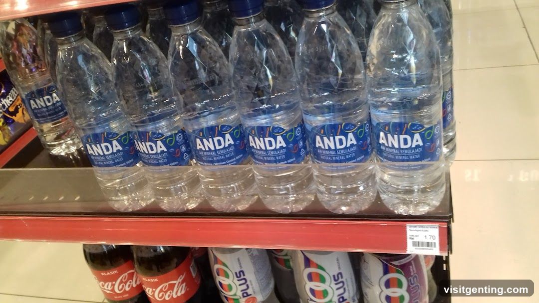 Supermarket Beverage Shelf