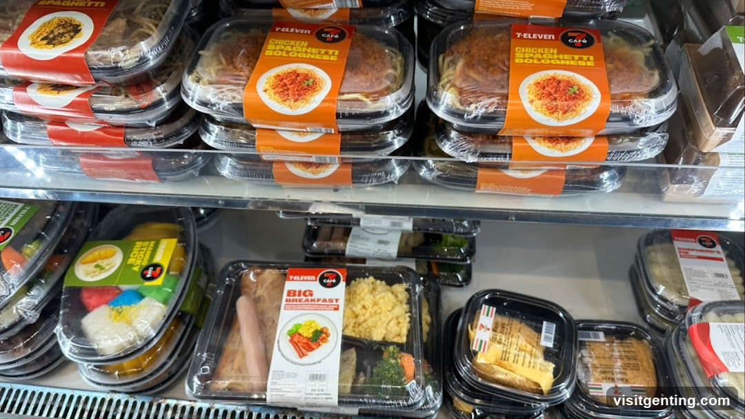 T-11 Eleven Cafe Food Display