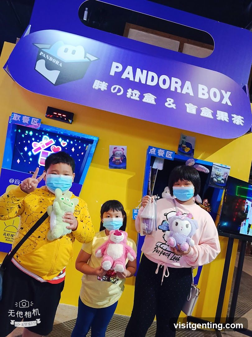 Pandora Box & Blind Box Tea Shop Interior