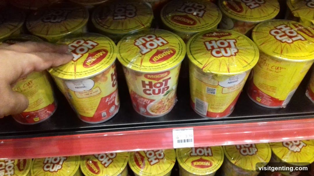 Hot Cup Noodles Shelf
