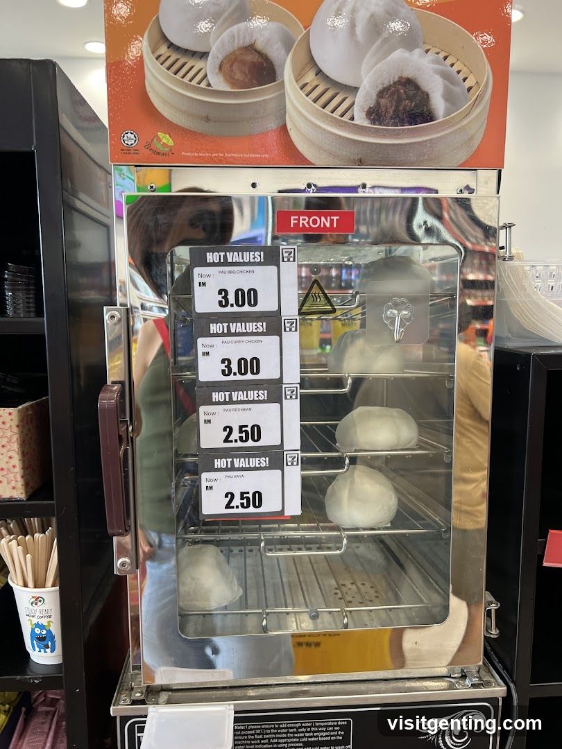 Steamer Display with Price Tags