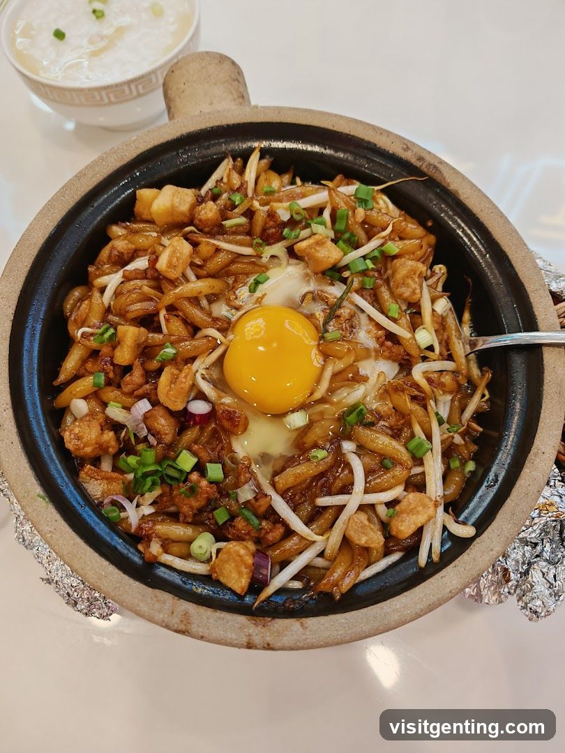 Food dish in clay pot