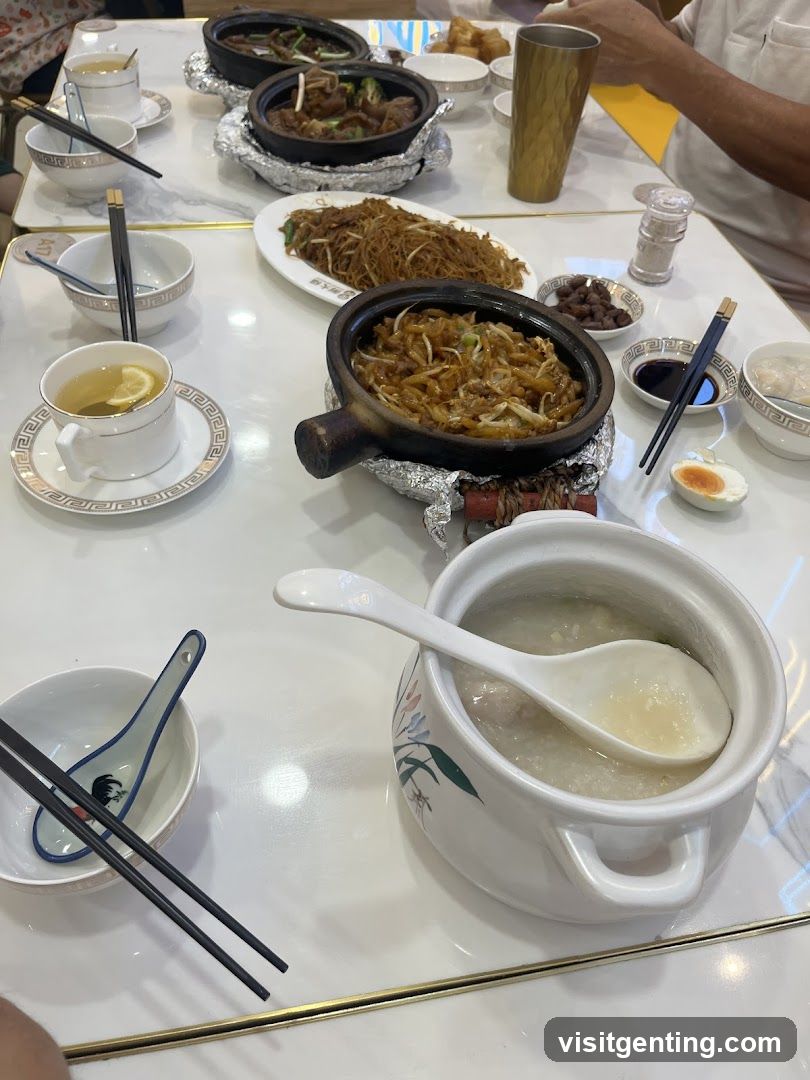 Dining Table with Chinese Cuisine