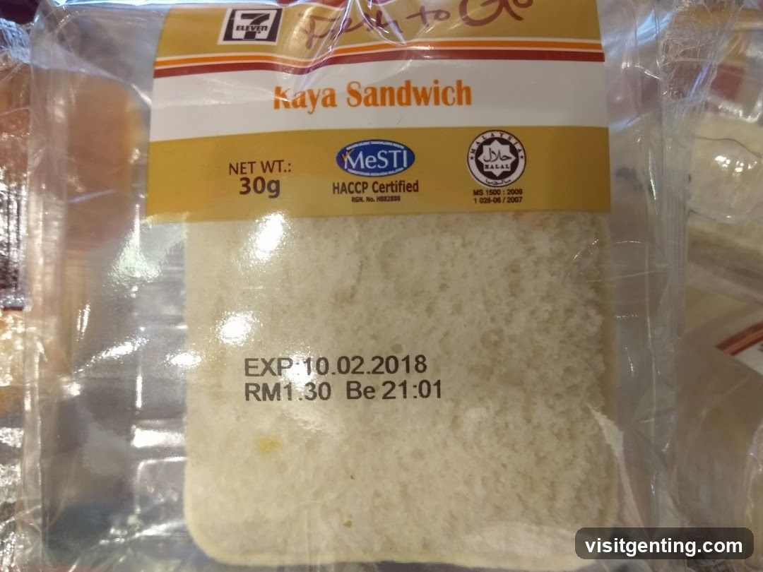 Kaya Sandwich Product Packaging