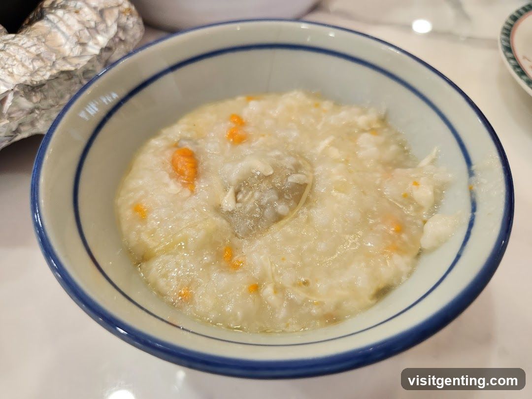 Rice Porridge in Bowl