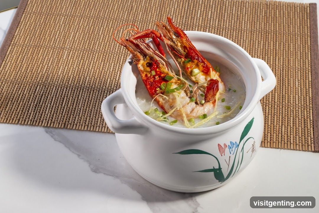 Seafood Porridge with Large Shrimp