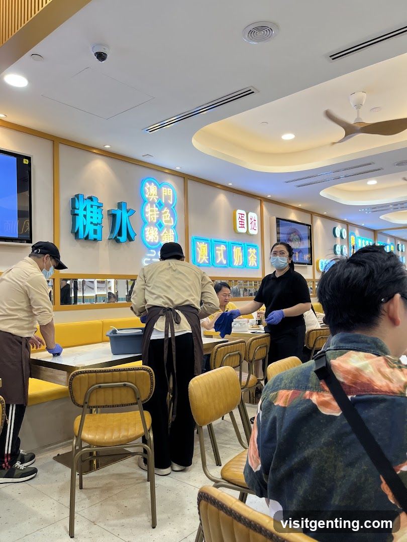 Interior of a restaurant