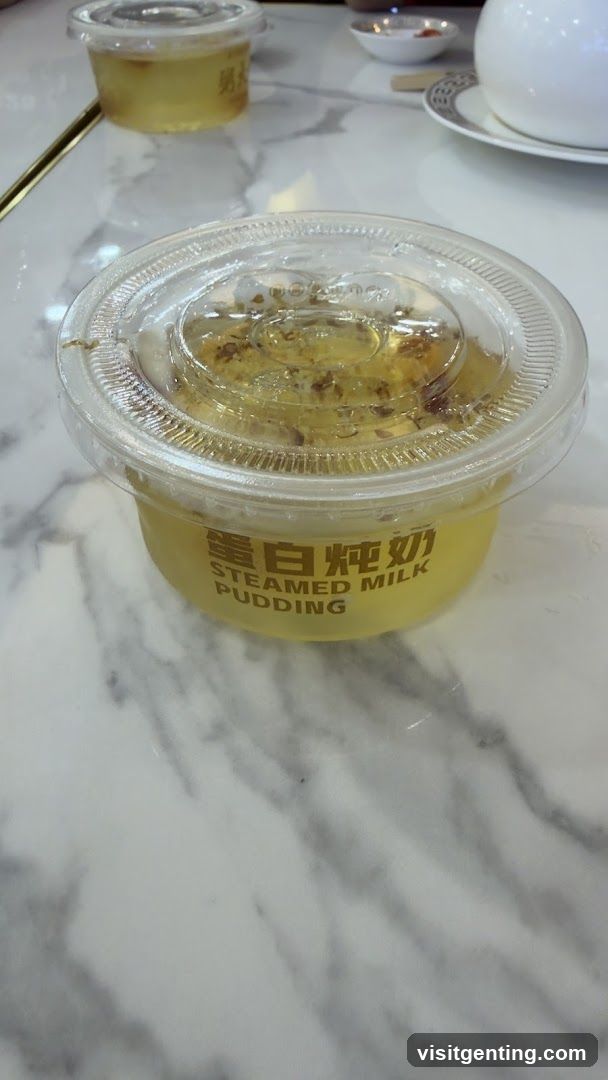 Steamed Milk Pudding
