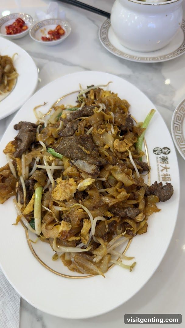 Food served at a restaurant