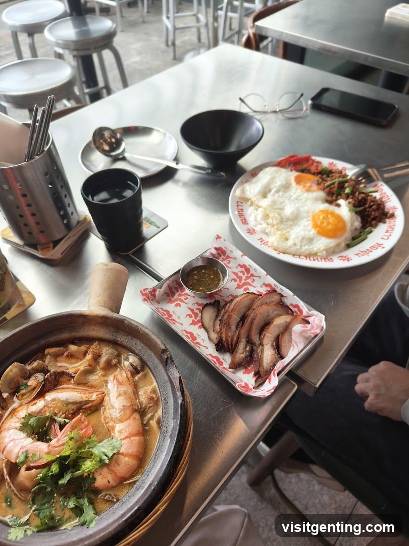 Restaurant Interior Table Setting